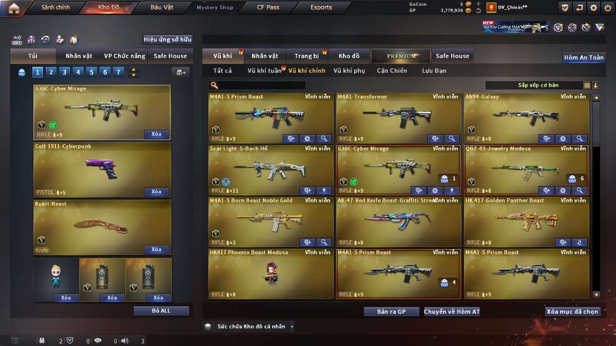 shop acc cf uy tin gia re